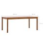 Voir la diapositive 6 : VIDAXL Table a manger Marron miel 180x90x73 cm Bois de pin