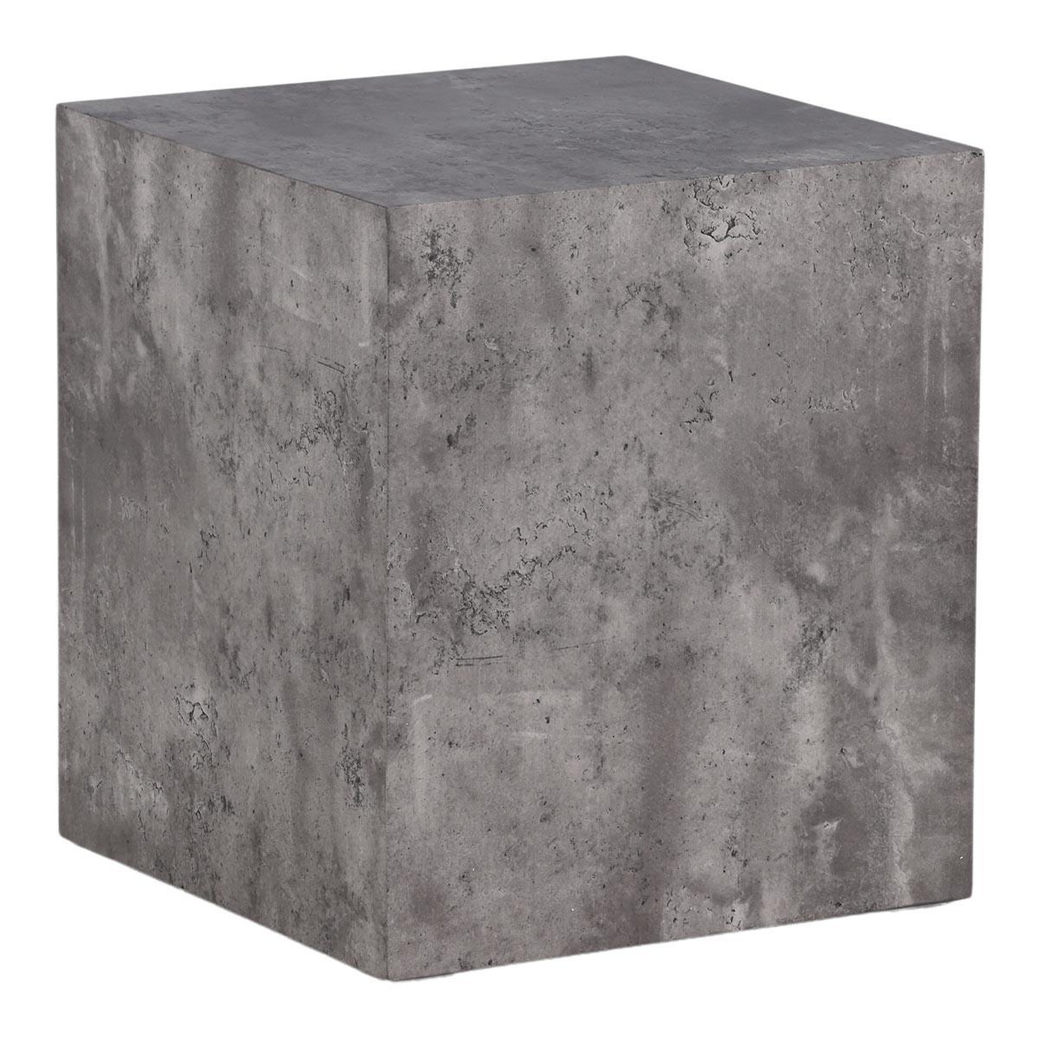 Paris Prix Table d'appoint imitation marbre  york  45cm gris foncé