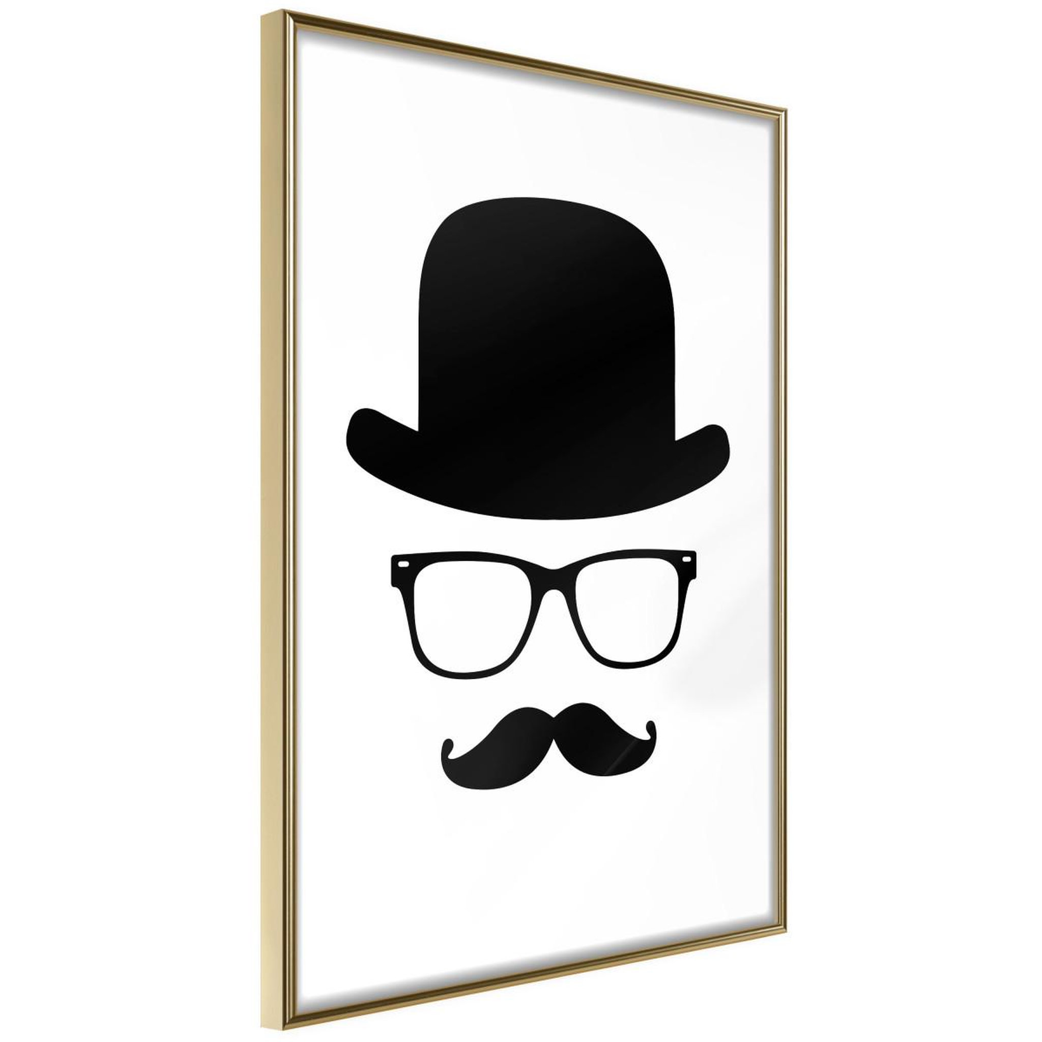 Voir la diapositive 1 : Paris Prix Affiche Murale Encadrée  Gentleman Attributes
