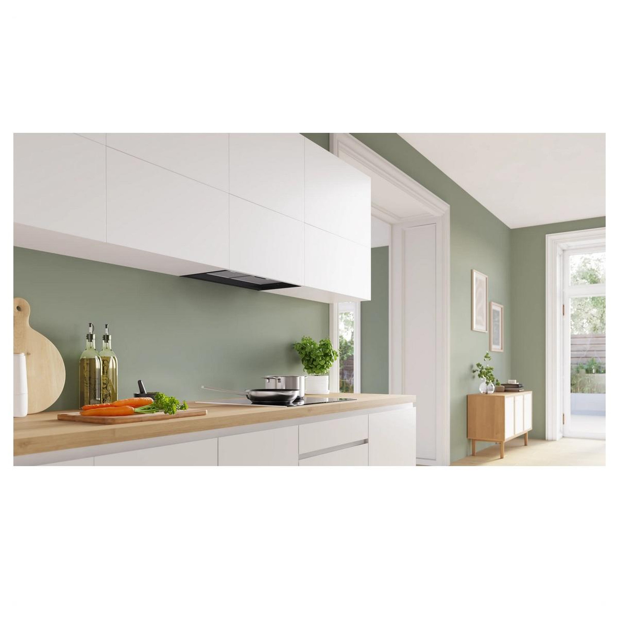 Voir la diapositive 3 : BOSCH Hotte design intégré 60cm 384 m3/h inox - DBB63BC60