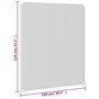 Voir la diapositive 6 : VIDAXL Moustiquaire magnetique pour fenetres blanc 100x120 cm