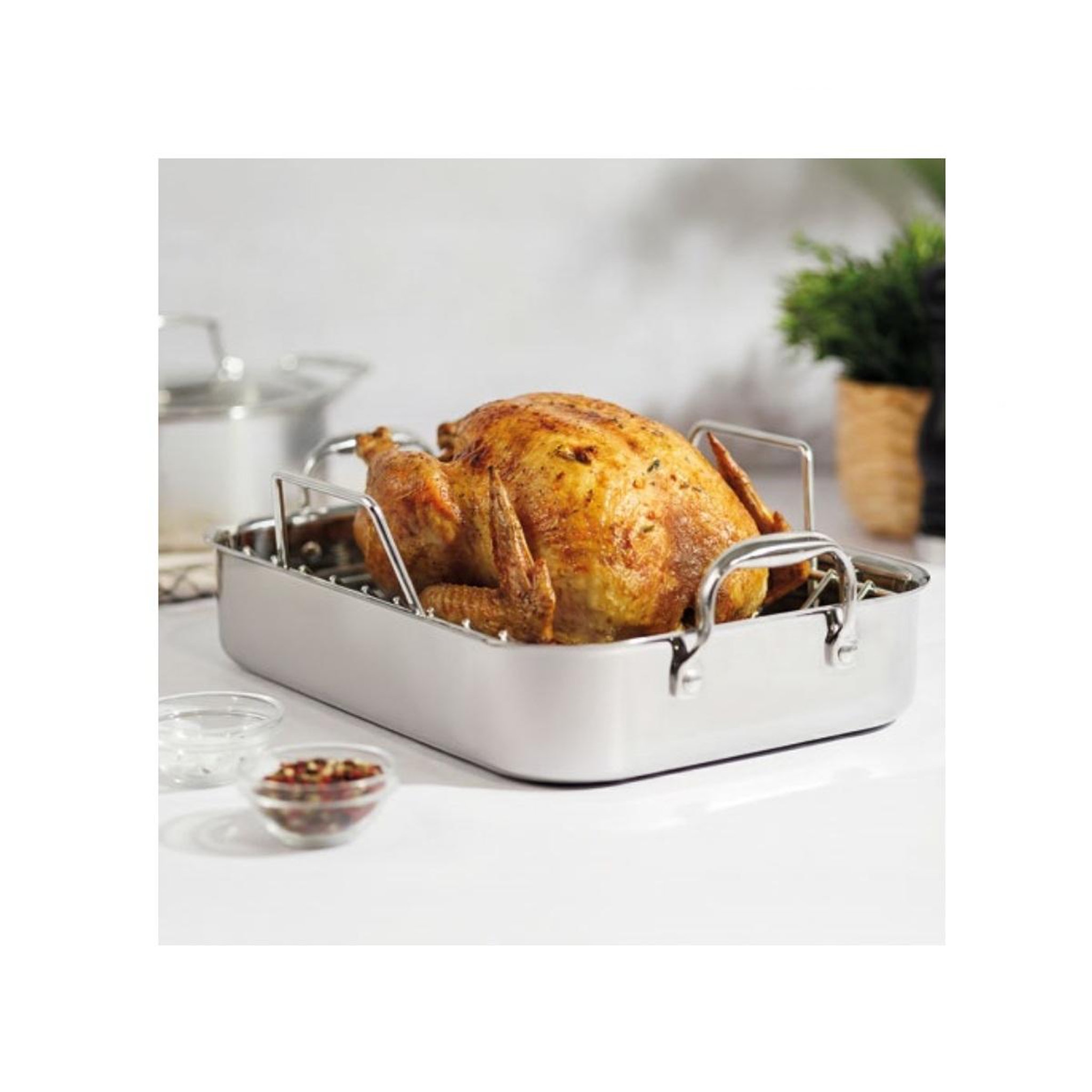 Voir la diapositive 3 : Lacor Plat à rôtir 35x26cm inox - 60865