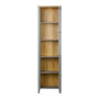 Voir la diapositive 3 : HomeStyle4U Armoire Grise Moderne 1 porte