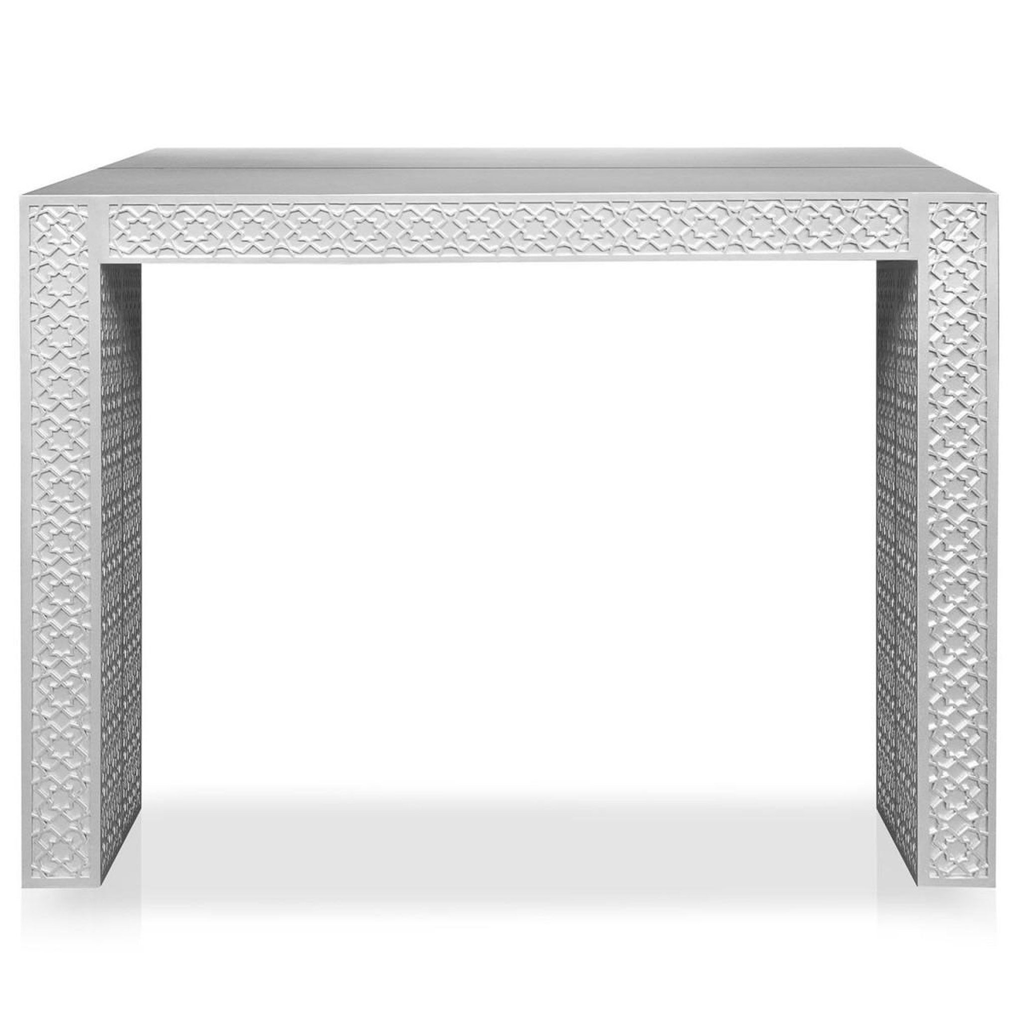 Voir la diapositive 4 : Paris Prix Table console extensible  orient  50-200cm gris