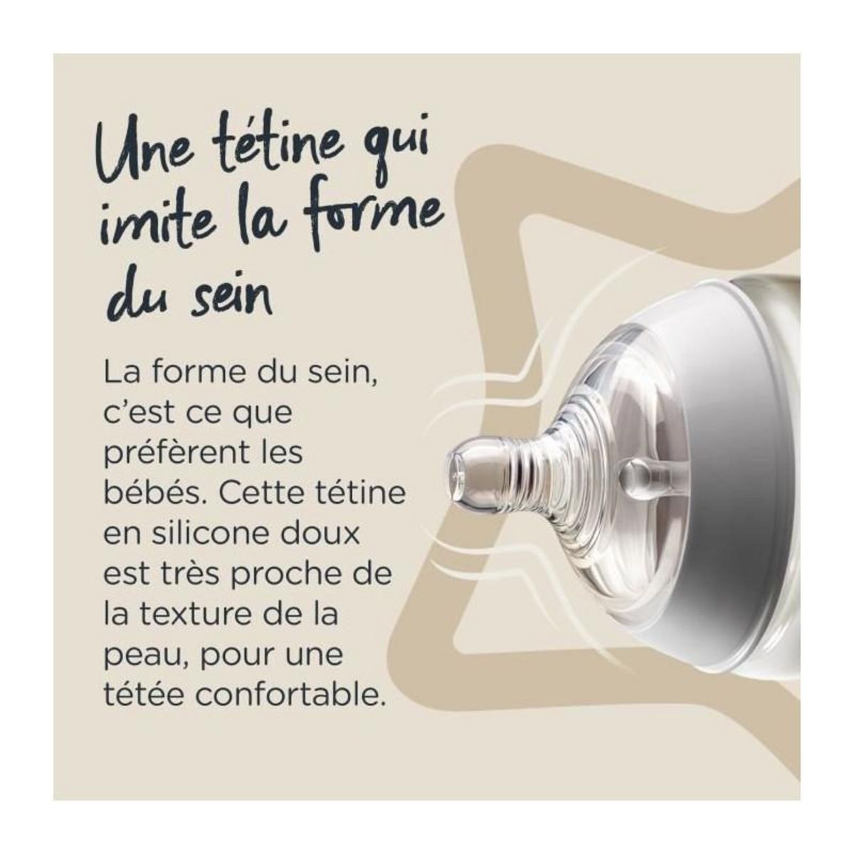 TOMMEE TIPPEE TOMMEE TIPPEE - Lot de 6 biberons Closer to Nature - Tetine valve Anti-Colique - 260ml - Multicolore