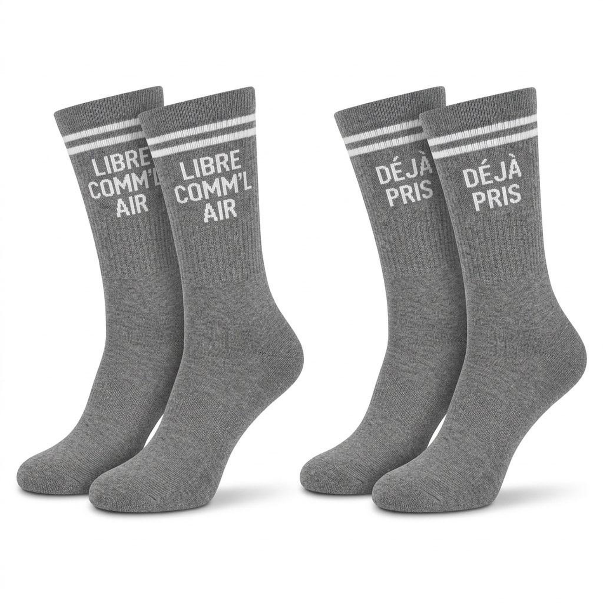 Voir la diapositive 4 : OZABI OZABI Chaussettes Homme Message Humoristiques Pack de 4 Paires