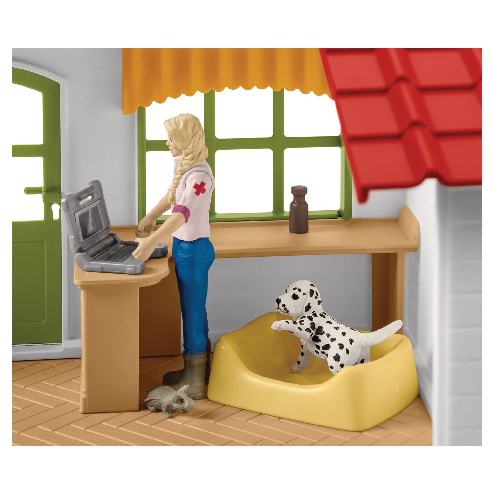 Voir la diapositive 4 : Schleich Cabinet vétérinaire avec animaux Farm world