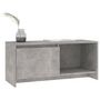Voir la diapositive 4 : VIDAXL Meuble TV gris beton 90x35x40 cm bois d'ingenierie