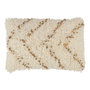 Voir la diapositive 1 : Paris Prix Coussin Déco  Perles  40x60cm Blanc & Or
