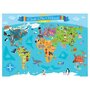Voir la diapositive 2 : RAVENSBURGER Puzzle Nathan 150 pièces - Carte du monde