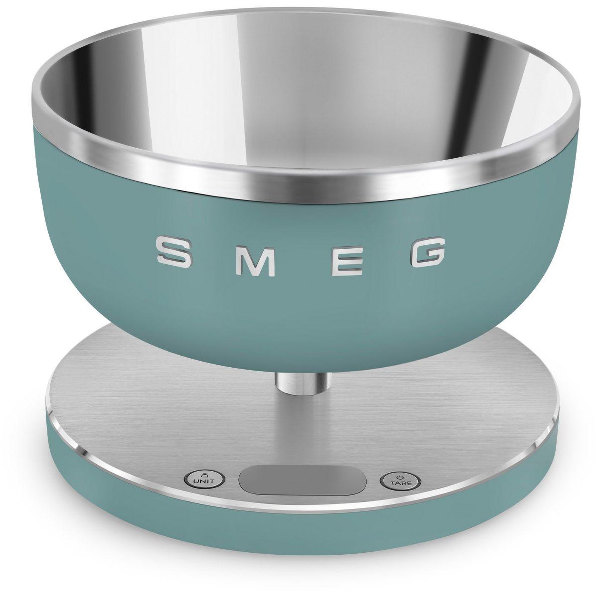 Voir la diapositive 4 : SMEG Balance de cuisine ksc01egmww verte émeraude