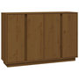 Voir la diapositive 2 : VIDAXL Buffet Marron miel 120x35x80 cm Bois massif de pin