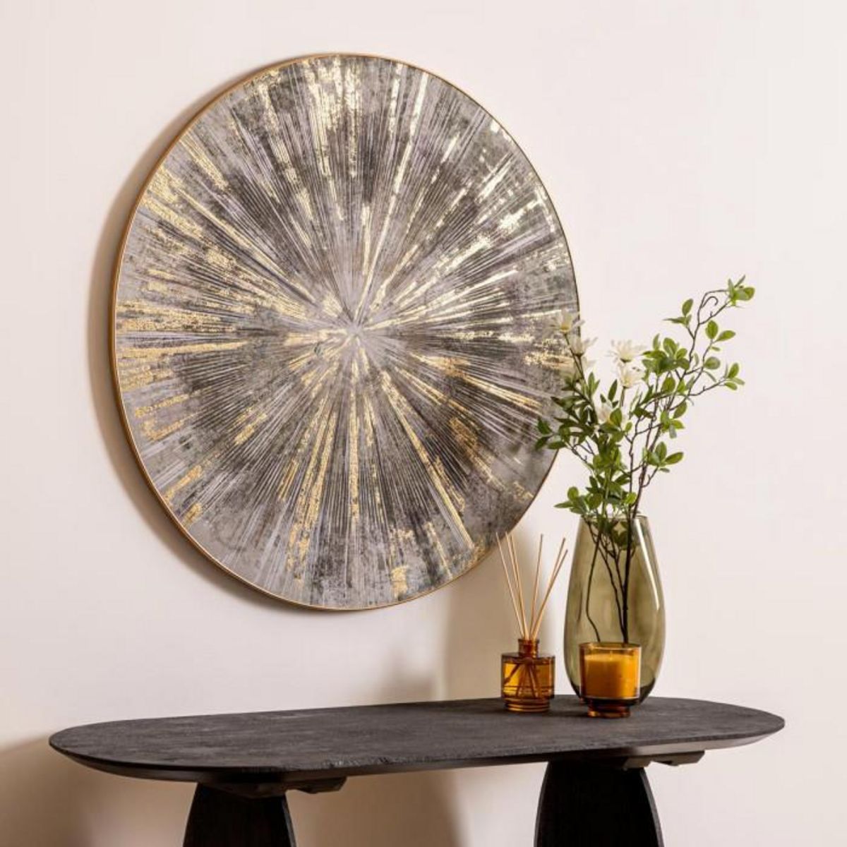 ATMOSPHERA Décoration Murale  Izzie  80cm Gris