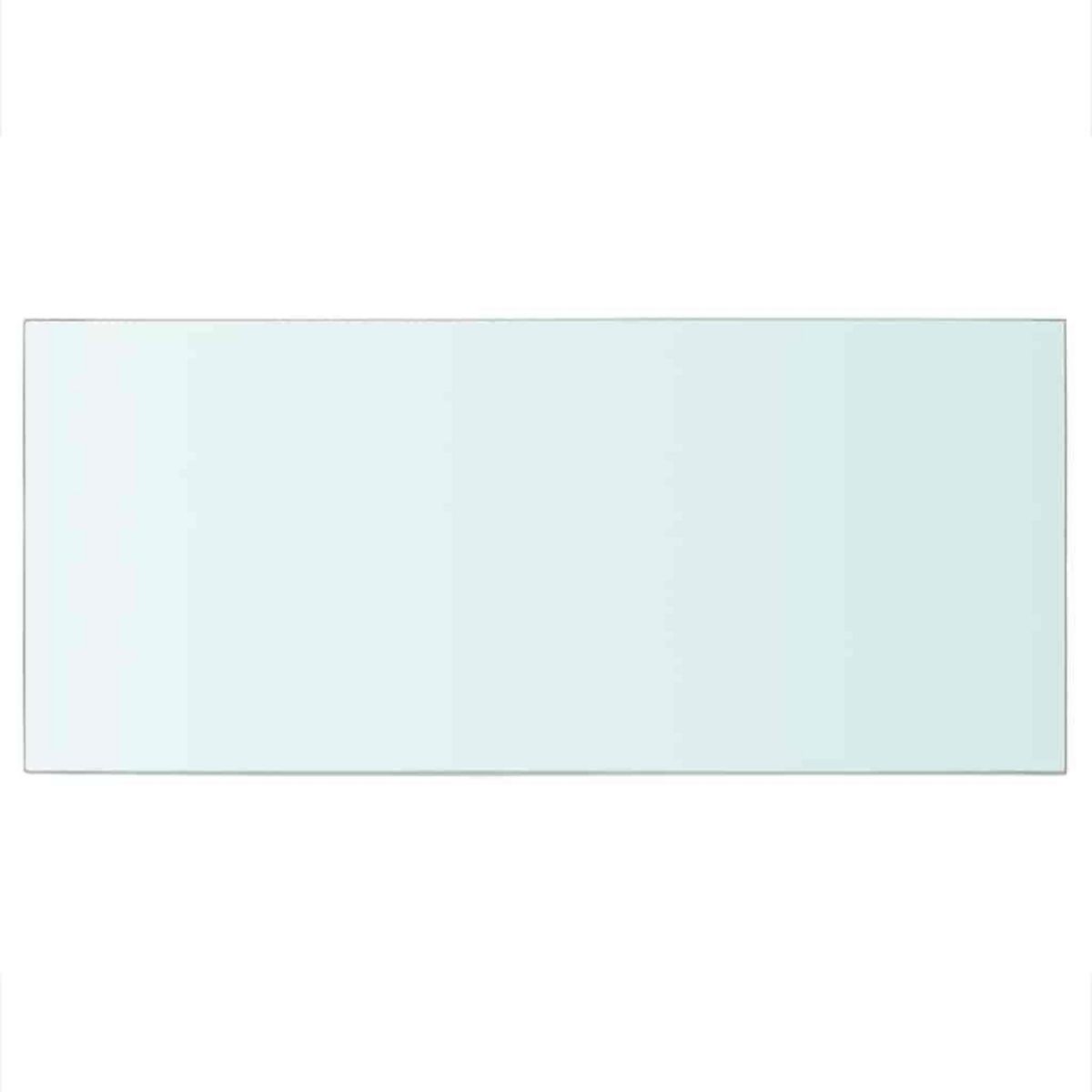 VIDAXL Panneau pour etagere Verre transparent 50 x 25 cm