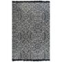 Voir la diapositive 1 : VIDAXL Tapis Kilim Coton 120 x 180 cm avec motif Gris