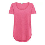 JACQUELINE DE YONG T Shirt  Foncé Femme JDY Linette. Coloris disponibles : Rose