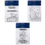  7 Tampons transparents Le Petit Prince et Mouton + Paysage + Fleur