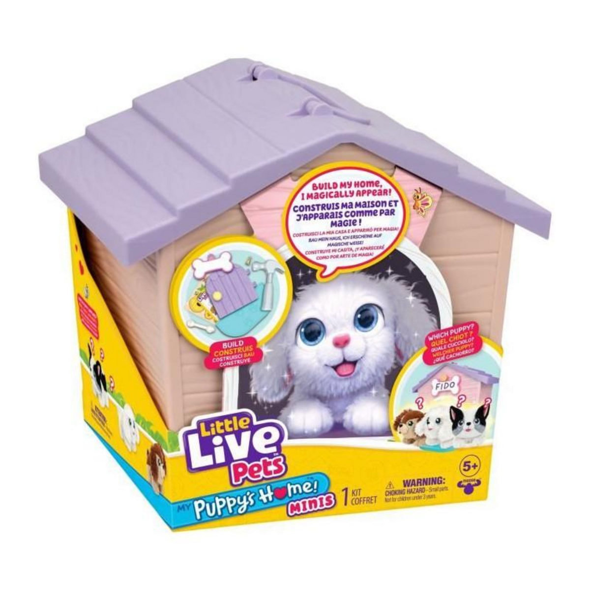 LITTLE LIVE PETS Niche surprise - LITTLE LIVE PETS - Chien rose - Modele aléatoire - Accessoires inclus