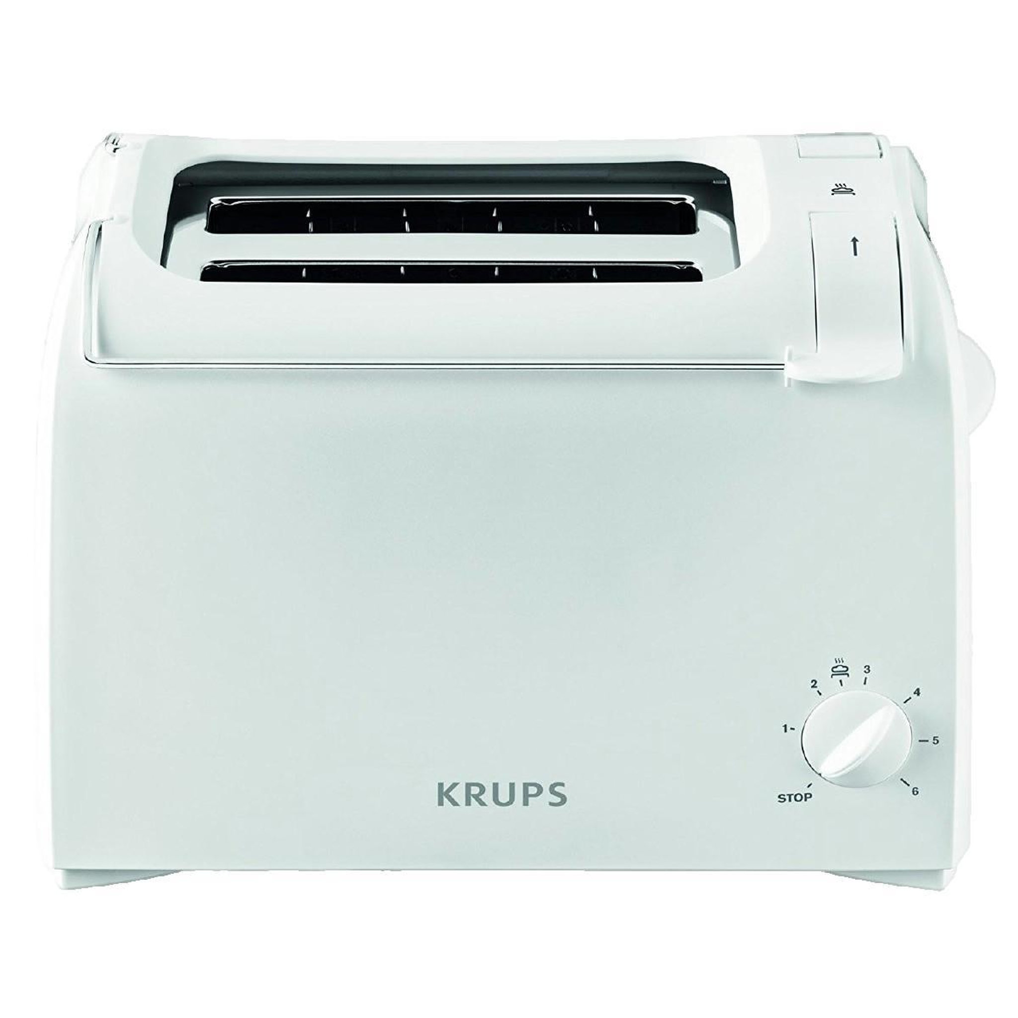 Voir la diapositive 1 : KRUPS Grille pain Krups KH 1511 ProAroma blanc
