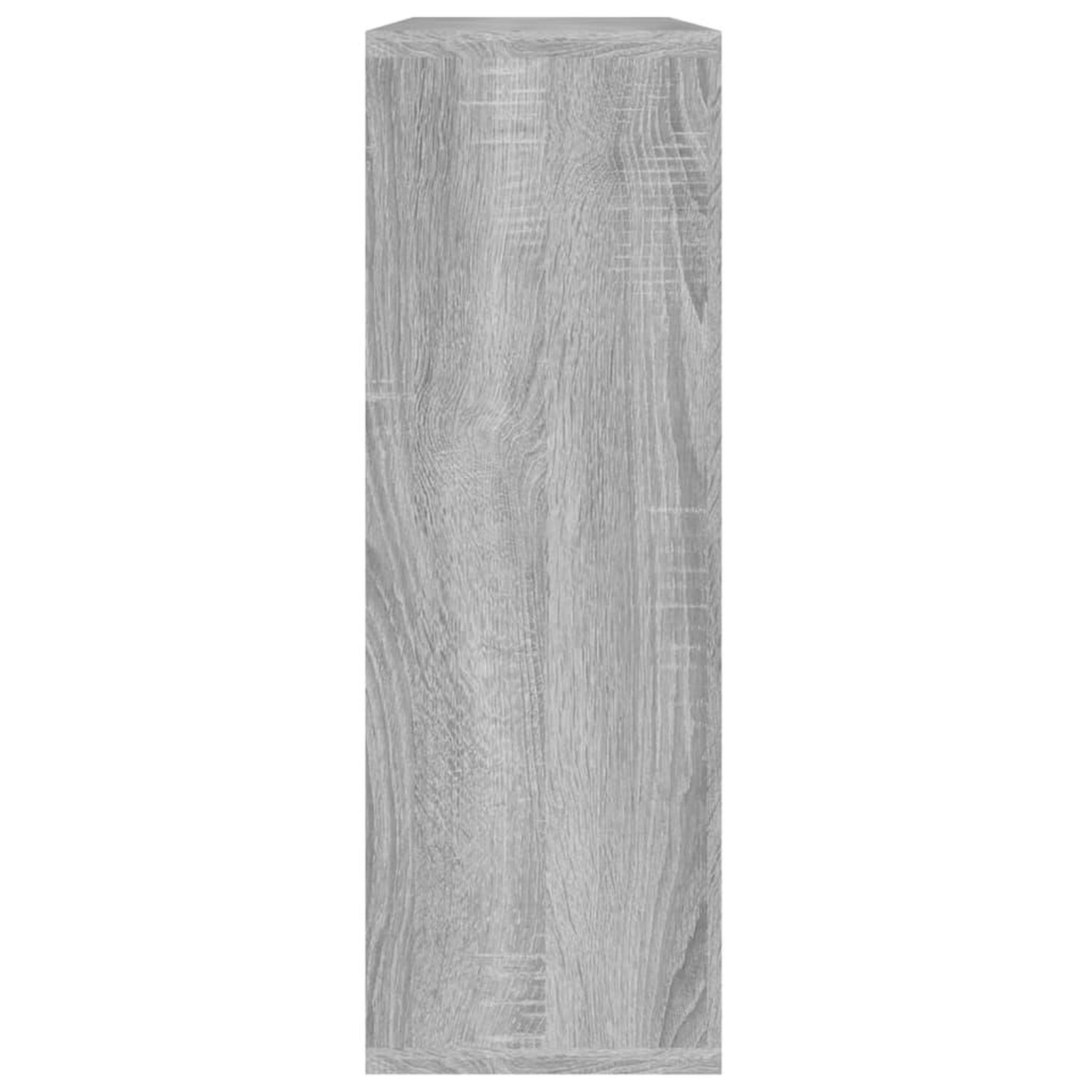 Voir la diapositive 4 : VIDAXL Etagere murale Sonoma gris 104x20x58,5 cm Bois d'ingenierie