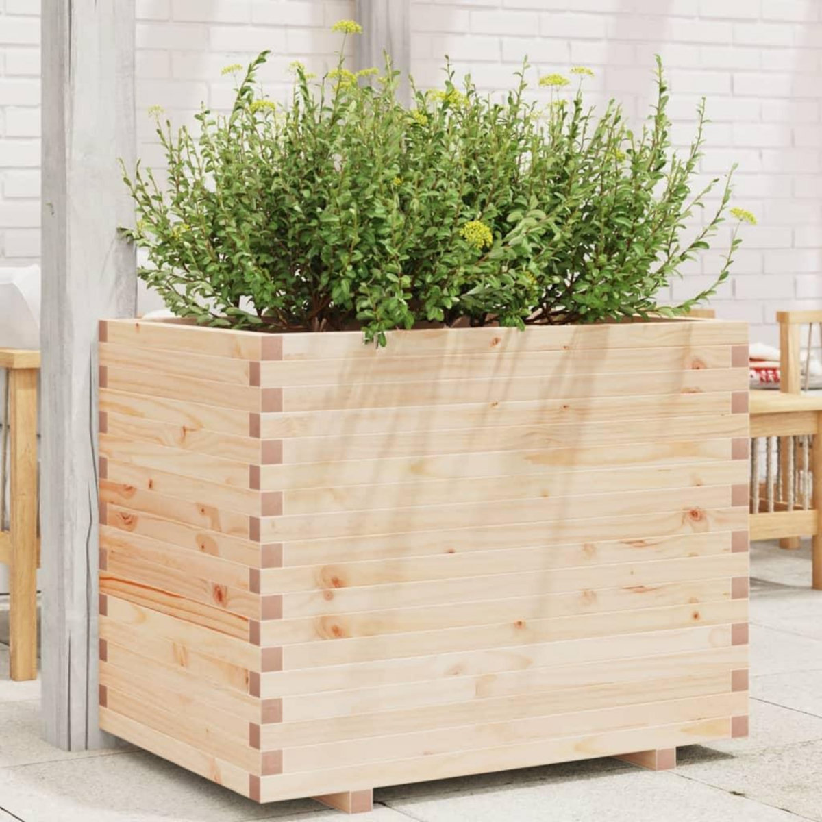 VIDAXL Jardiniere 90x60x72 cm bois de pin massif
