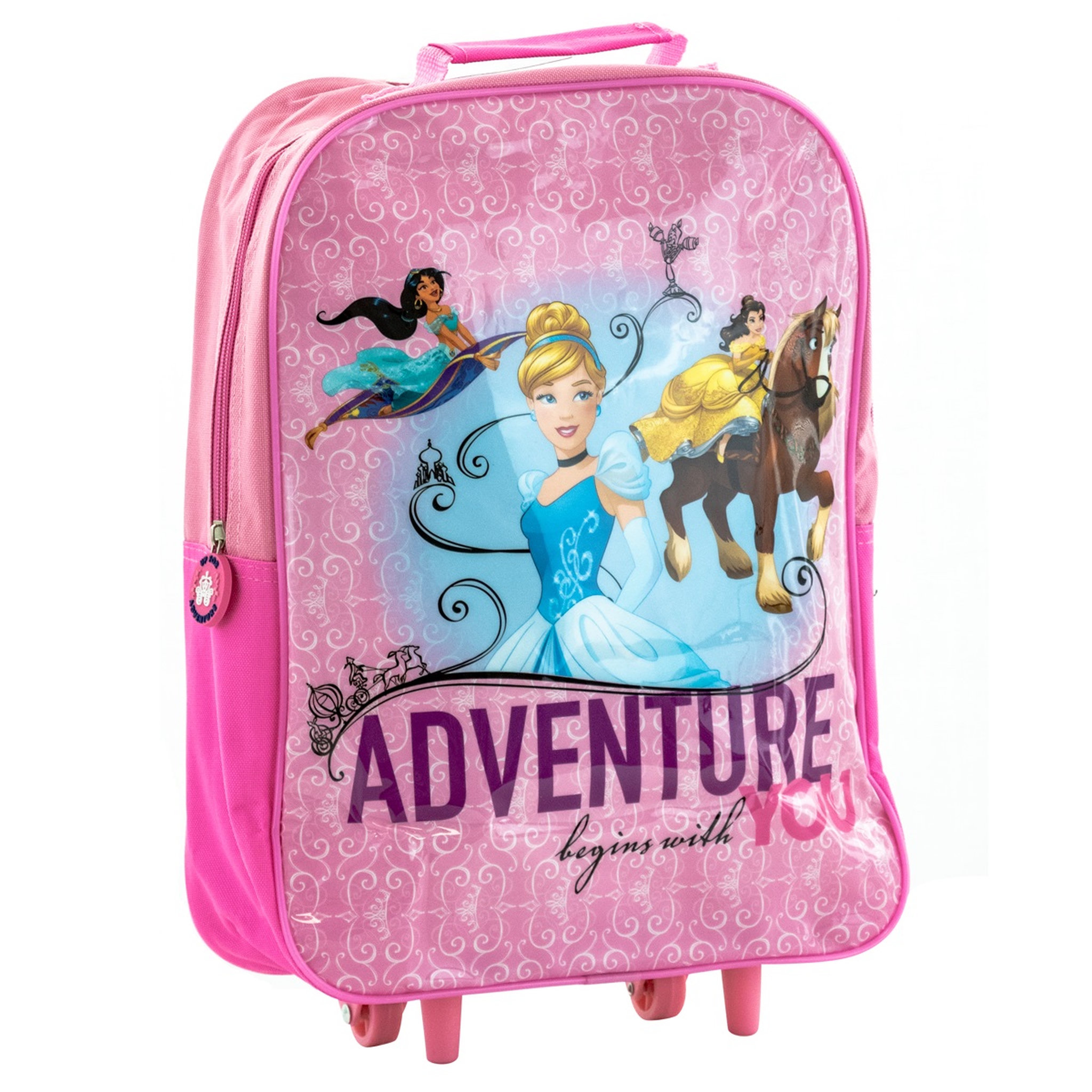 PRINCESS DISNEY Sac à dos à roulettes 38x29x12cm - Disney Princesse 