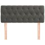 Voir la diapositive 3 : VIDAXL Tete de lit Gris fonce 90x7x78/88 cm Velours