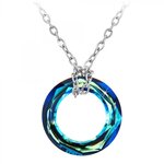 SC CRYSTAL Collier SC Crystal orné d'un Cristal scintillant