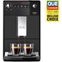 Voir la diapositive 2 : Melitta Expresso Broyeur purista noir mat