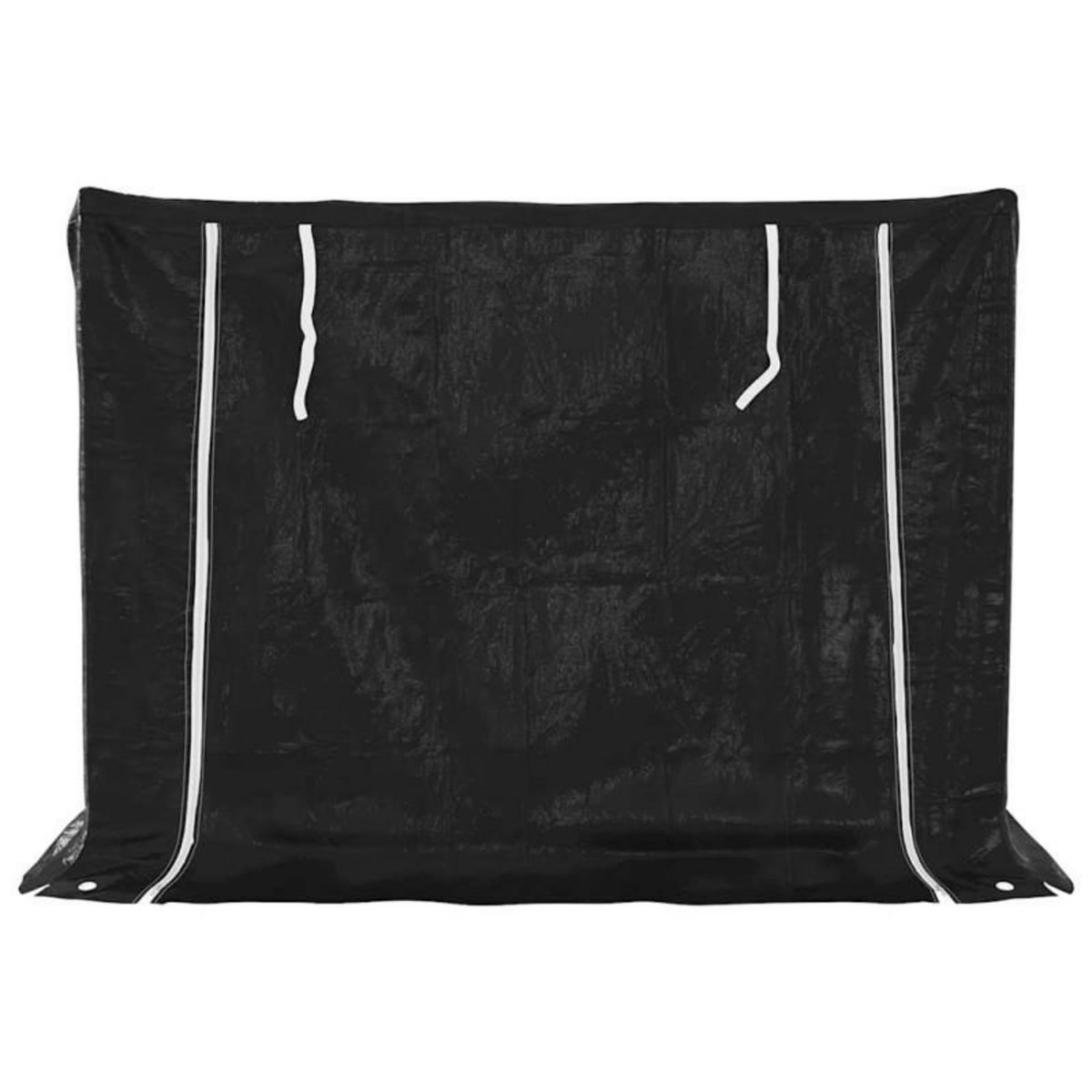 VIDAXL Portant de bois de chauffage et housse de pluie acier galvanisé