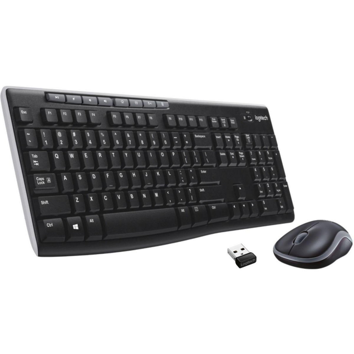 Logitech Clavier + Souris MK270 Wireless Desktop