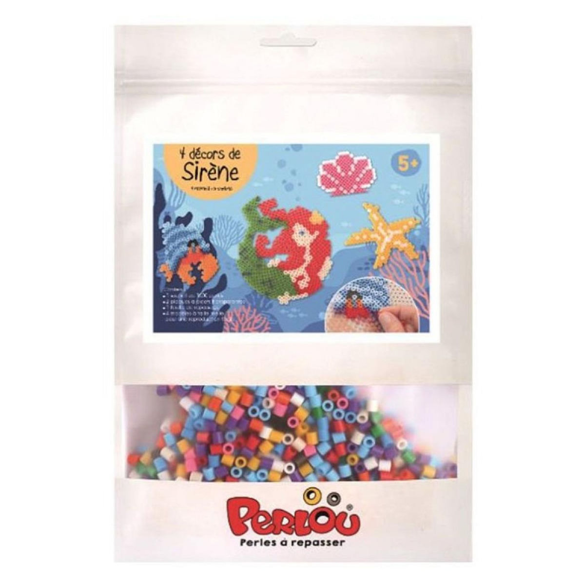 Graine créative kit perlou sirene 1000 perles