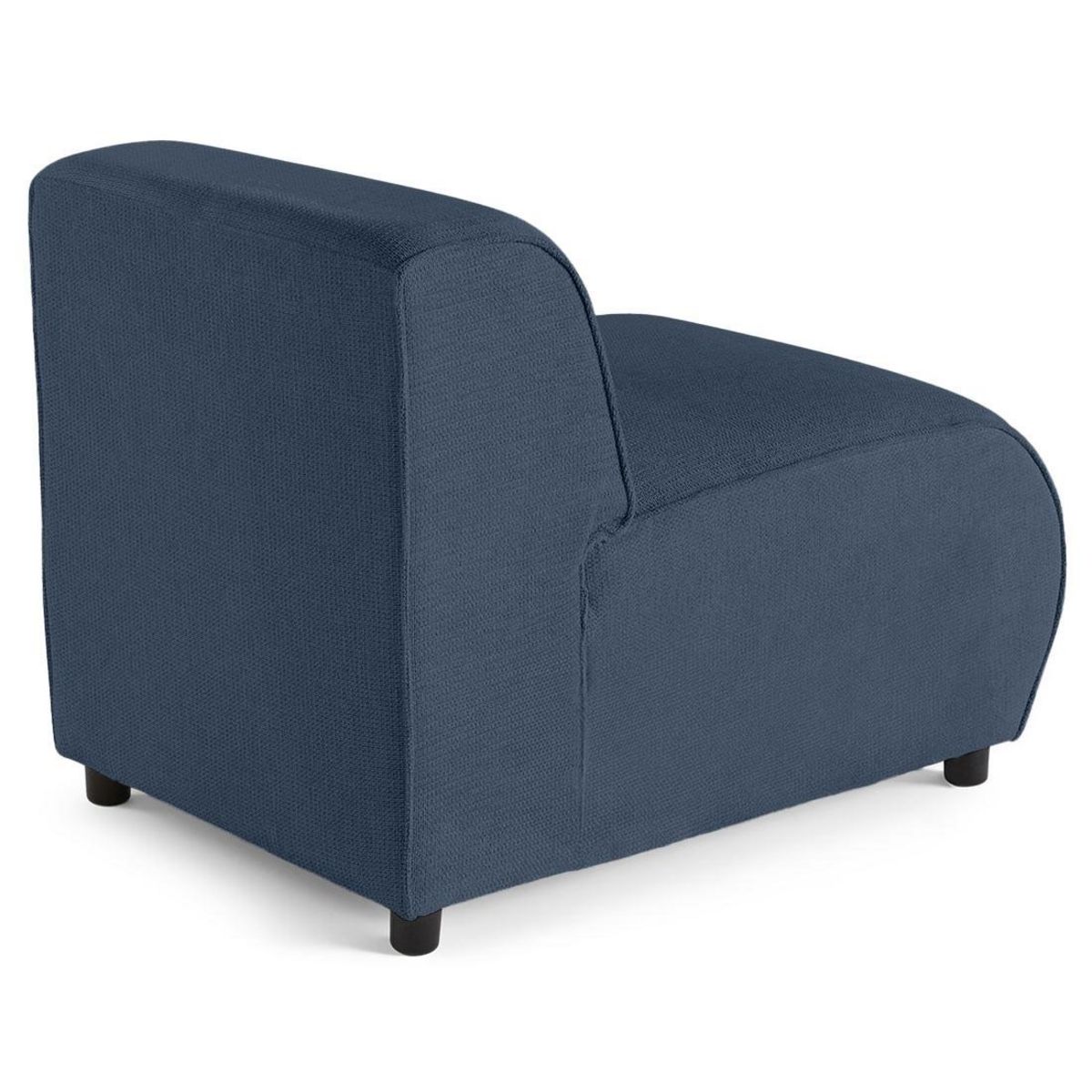 LISA DESIGN Suaro - module d'assise sans accoudoirs en tissu texturé