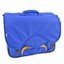 Voir la diapositive 3 : AUCHAN Cartable 41 cm CM1/CM2 bleu et jaune forme moderne