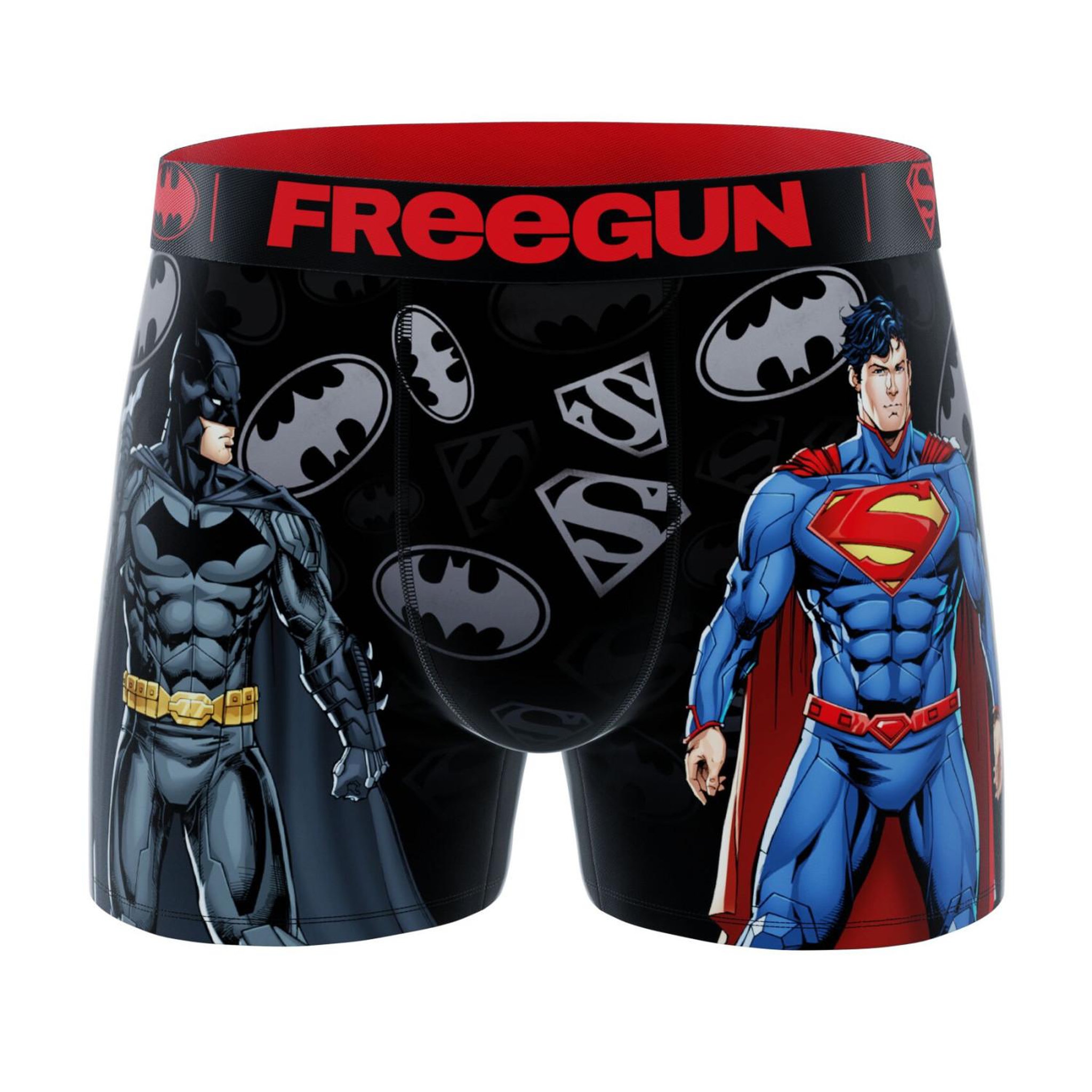 Voir la diapositive 5 : FREEGUN Lot de 3 boxers homme dc comics