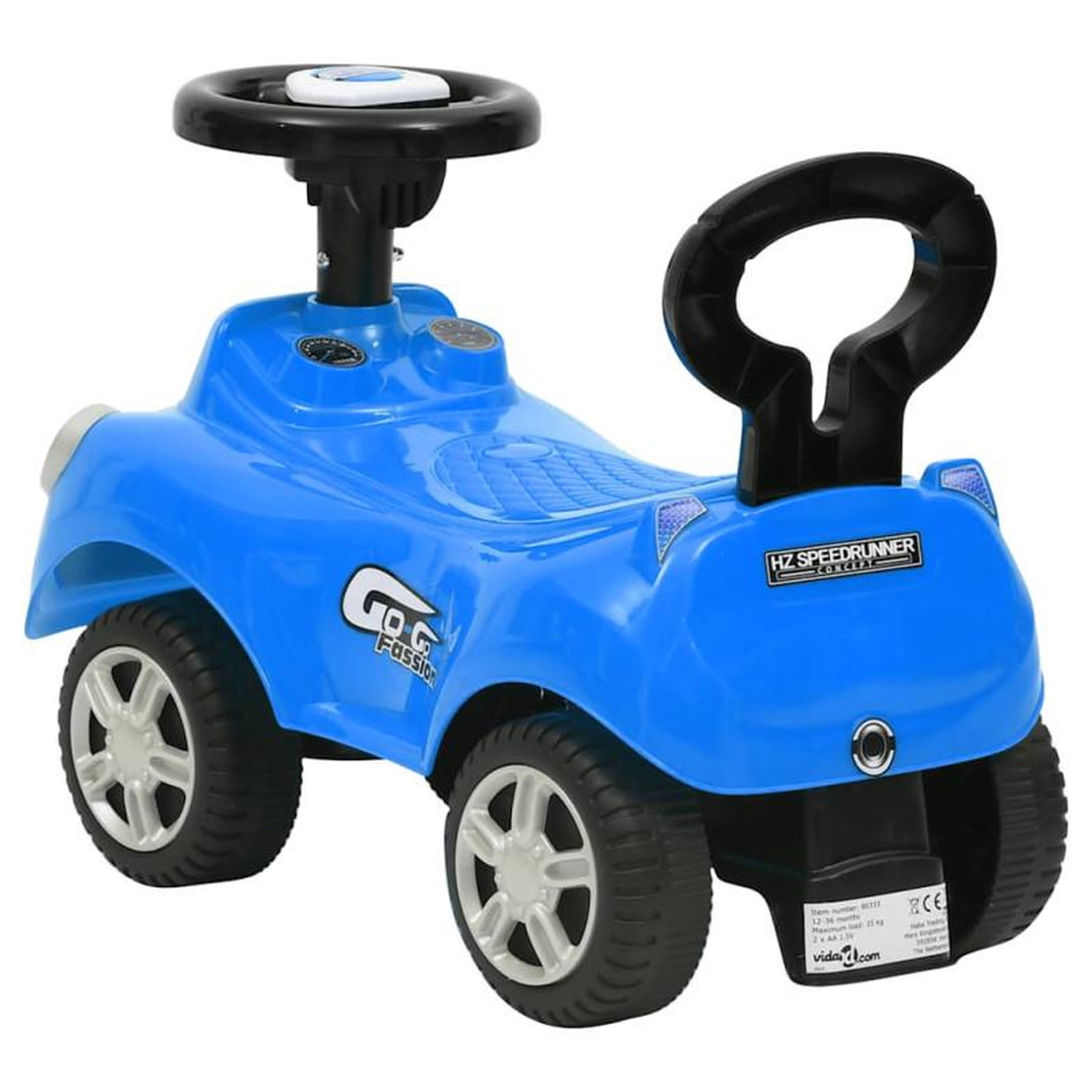 Voir la diapositive 4 : VIDAXL Voiture à pédales Bleu