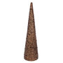 Voir la diapositive 1 : Paris Prix Déco Cône de Noël  Sequins  120cm Marron