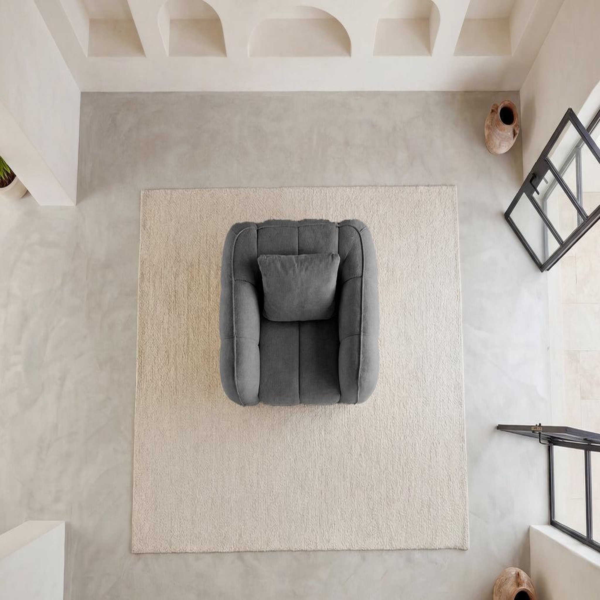 Voir la diapositive 5 : CASANOVA PARIS HAVANA - Fauteuil tissu lisse