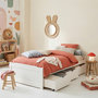 Voir la diapositive 2 : IDIMEX Lit fonctionnel MIA 90 x 190 cm, en pin massif