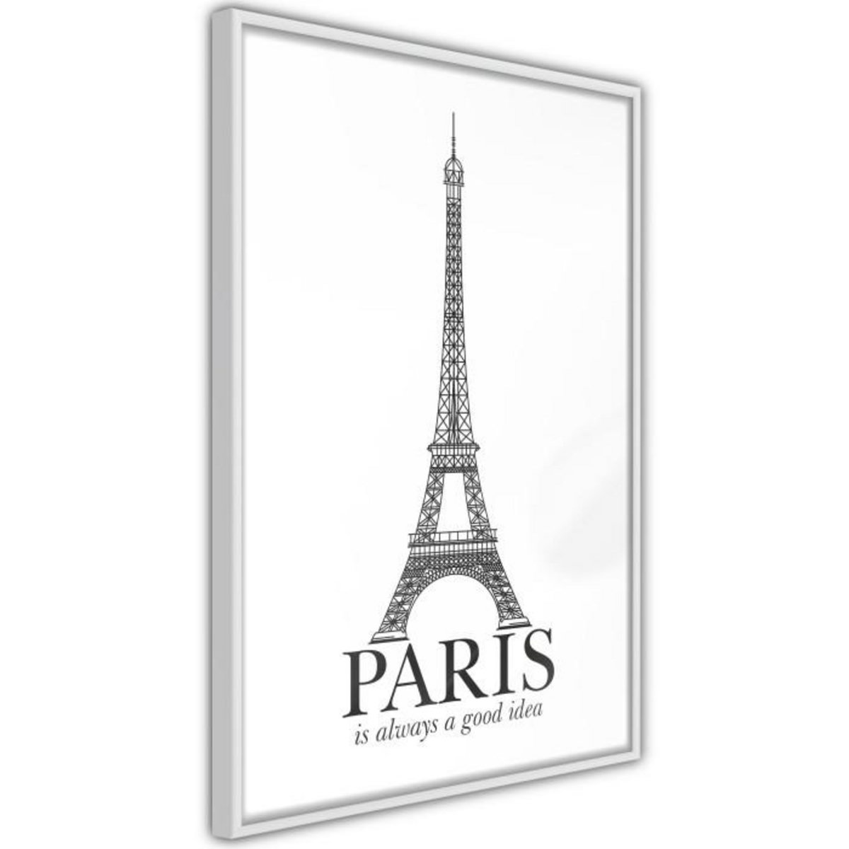 Paris Prix Affiche Murale Encadrée  Eiffel Tower