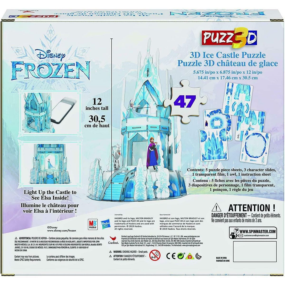 Puzzle 3D Disney Reine des neiges Château de glace