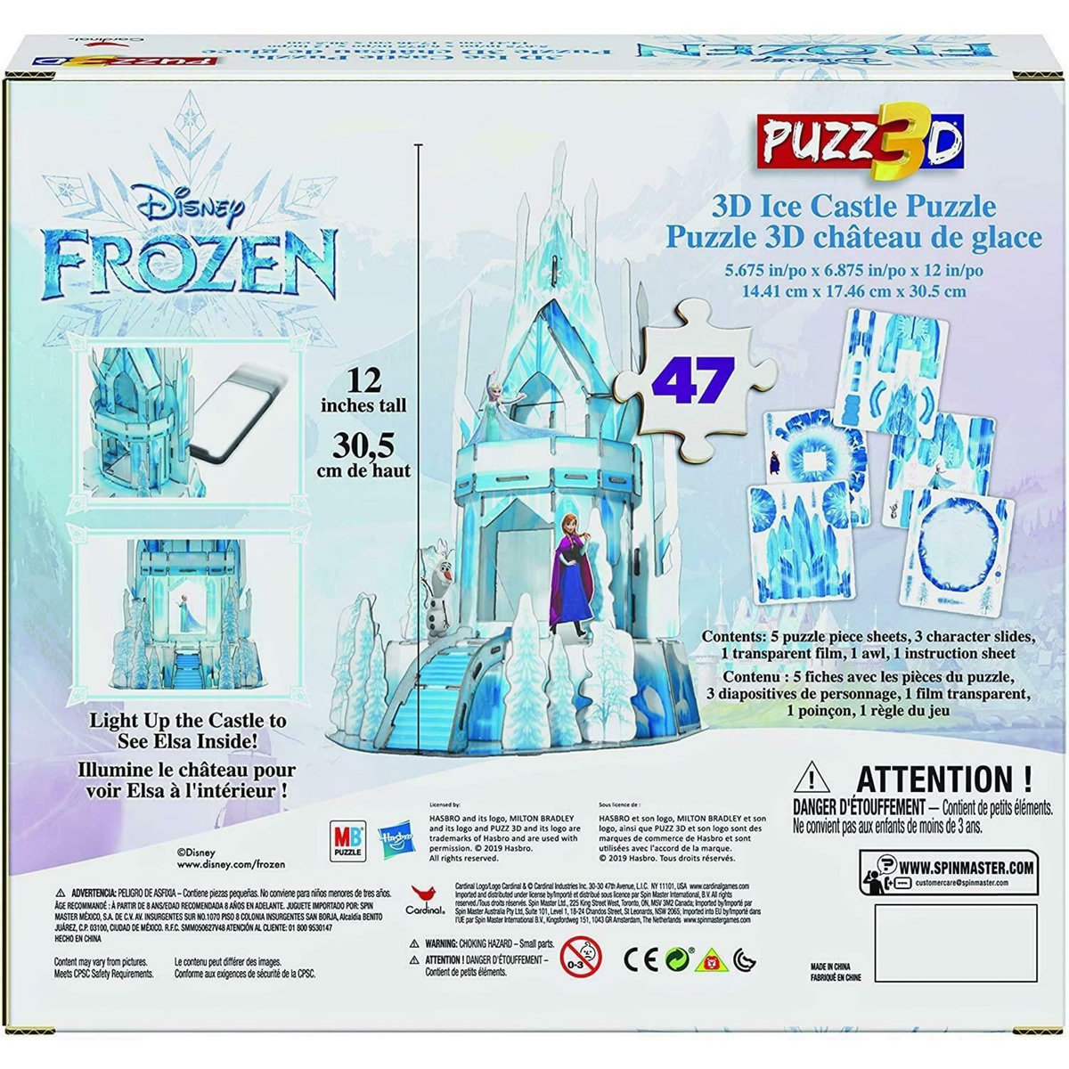 Puzzle 3D Disney Reine des neiges Château de glace