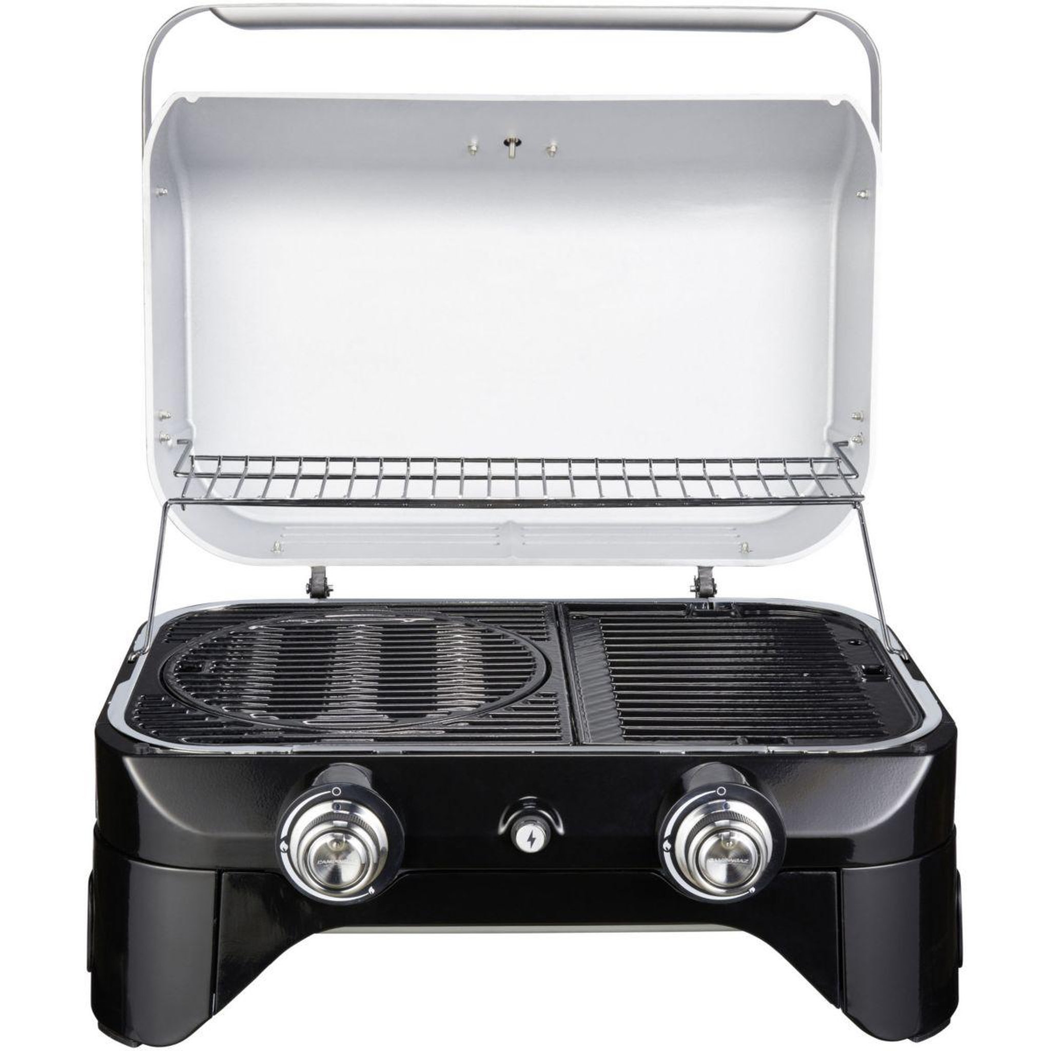 Voir la diapositive 2 : CAMPINGAZ Barbecue gaz attitude lx noir 2 brûleurs à poser, 58x36 cm