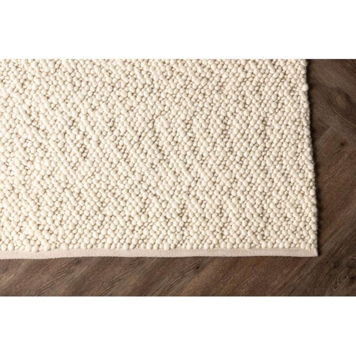 Paris Prix Tapis Déco en Laine  Jajru  200x300cm Blanc