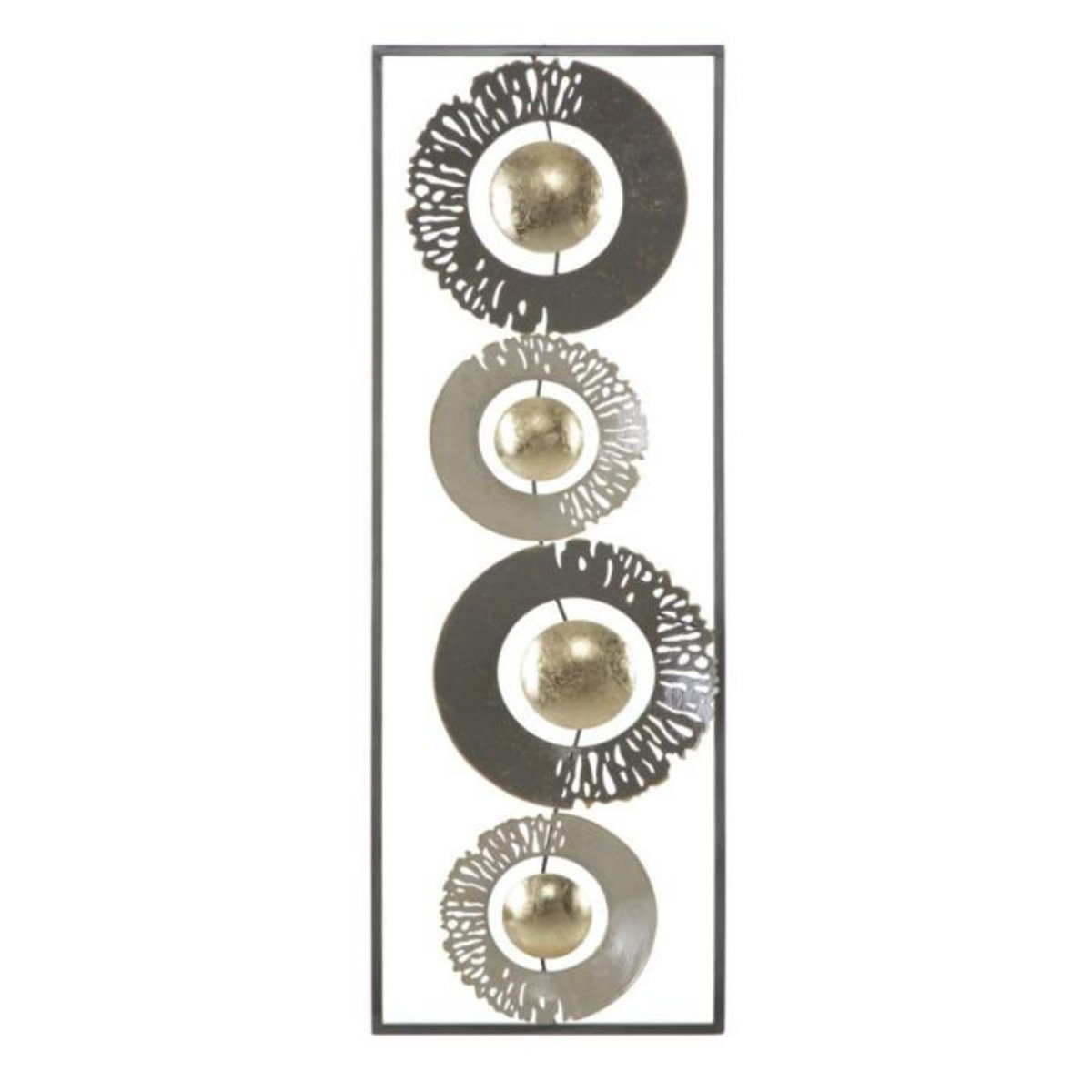 Paris Prix Décoration Murale Encadrée en Métal  Ring  89cm Multicolore