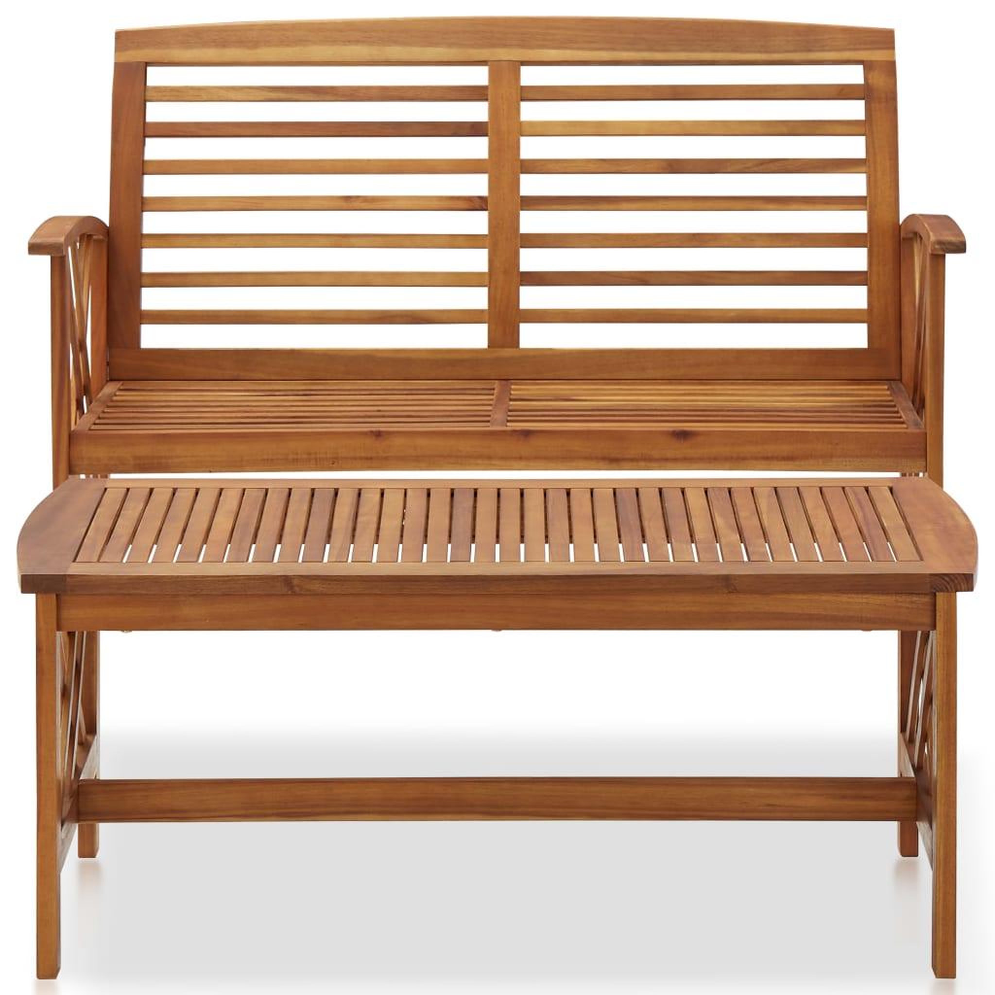 Voir la diapositive 3 : VIDAXL Salon de jardin 2 pcs Bois d'acacia solide