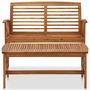 Voir la diapositive 3 : VIDAXL Salon de jardin 2 pcs Bois d'acacia solide