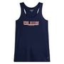 Voir la diapositive 3 : INEXTENSO Débardeur bleu imprimé sport attitude femme
