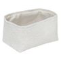 Voir la diapositive 3 : ATMOSPHERA Lot de 3 paniers rectangles effet bouclette LOE - Blanc