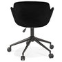 Voir la diapositive 5 : Paris Prix Fauteuil Design  Laurie  80cm Noir